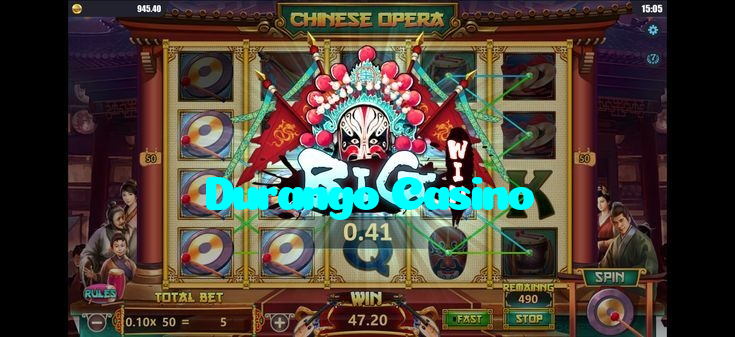 Durango Casino casino presented on mobile device in Pakistan with slots and live games