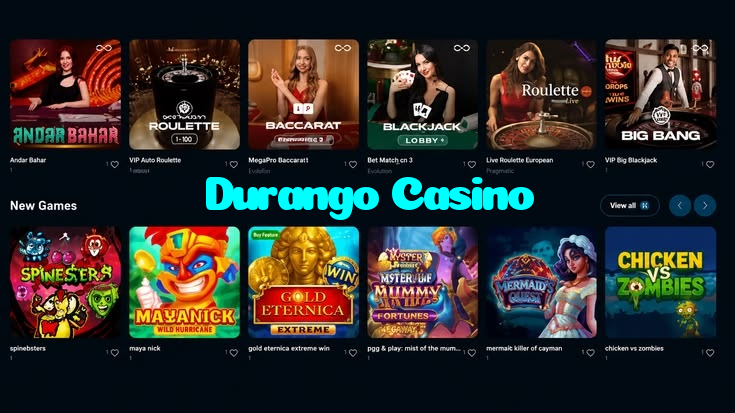 Durango Casino خوش آمدید بونس +600% پیشکش موبائل ایپ کے پروموشن سیکشن میں دکھائی دیتی ہے۔
